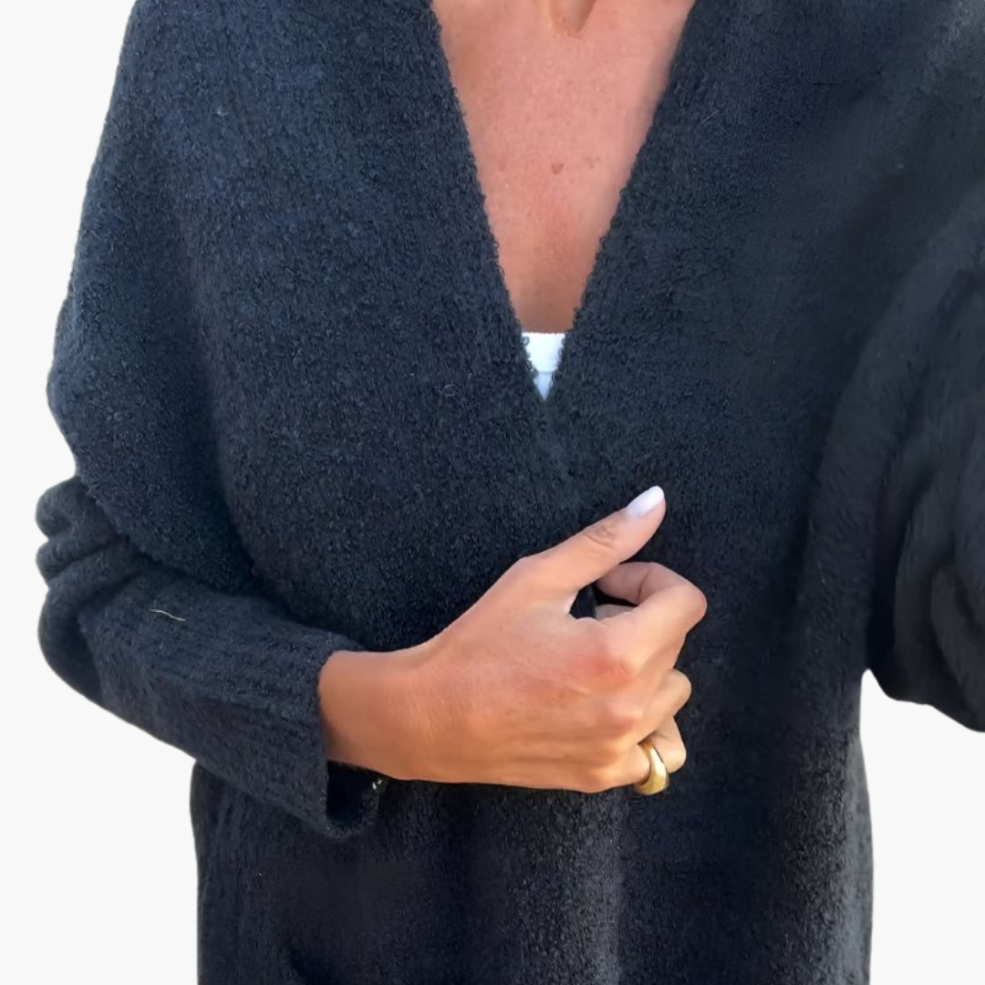 Holly | Sweter rozpinany z kieszeniami