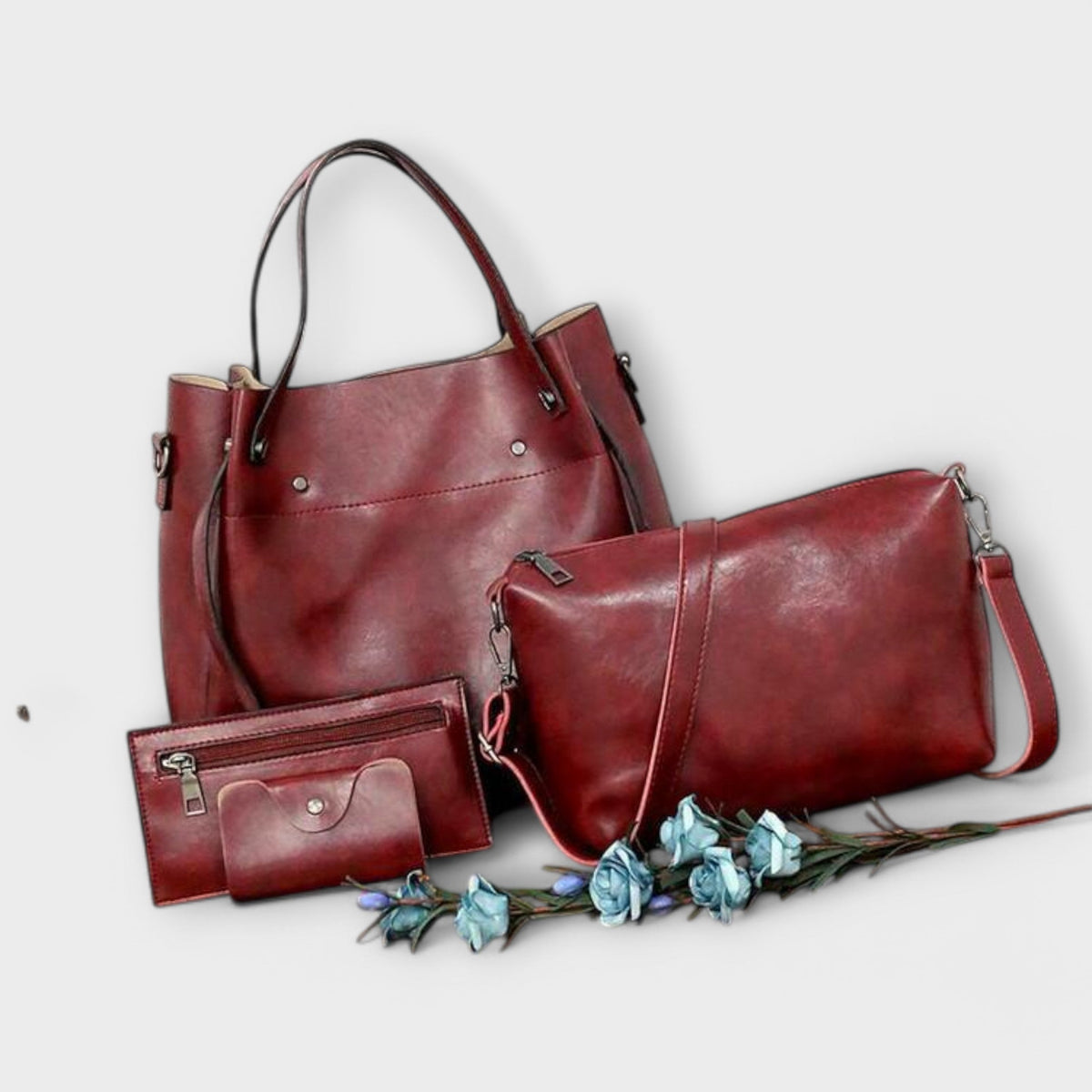 Olivia – 4-częściowy zestaw torebek w stylu vintage
