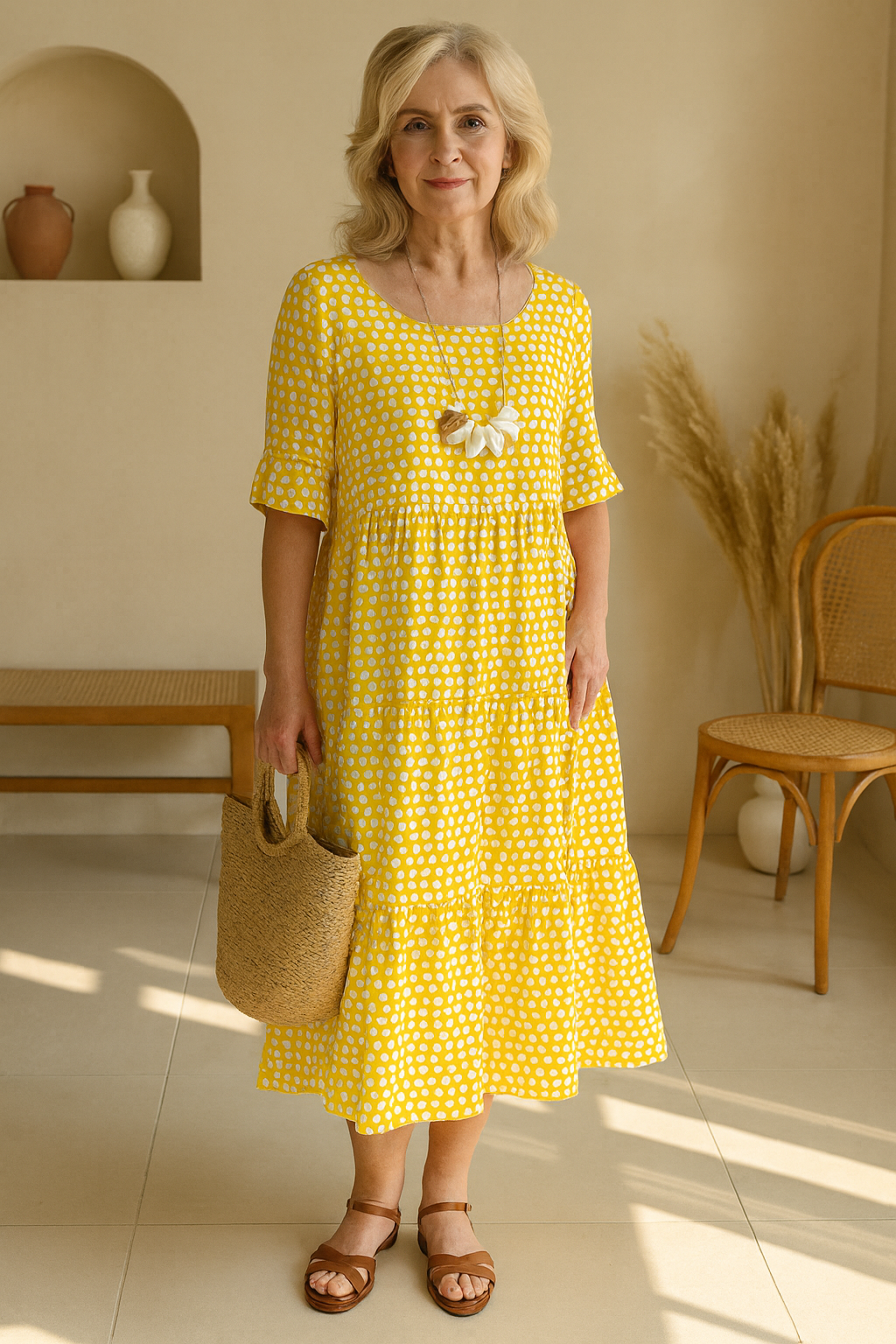 Ella | Elegancka sukienka midi