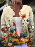 Tansy™ | Kardigan w stylu vintage w kwiaty