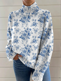 Ruby | Sweter z golfem Blossom