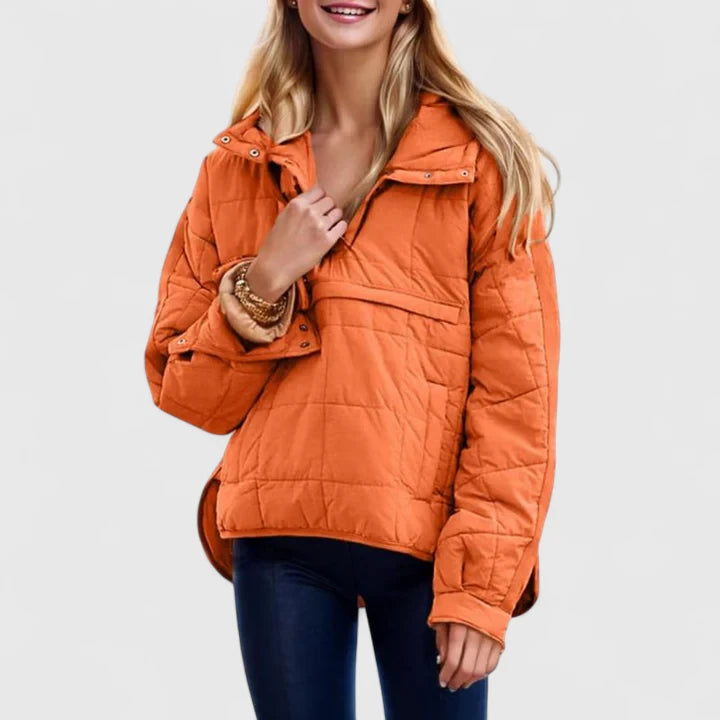 Faith – Wodoodporna kurtka typu pullover oversize z kapturem