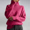 Lauren | Sweter z golfem w stylu retro