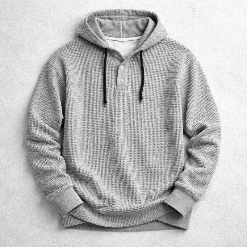Carter | Bluza z kapturem typu wafelek