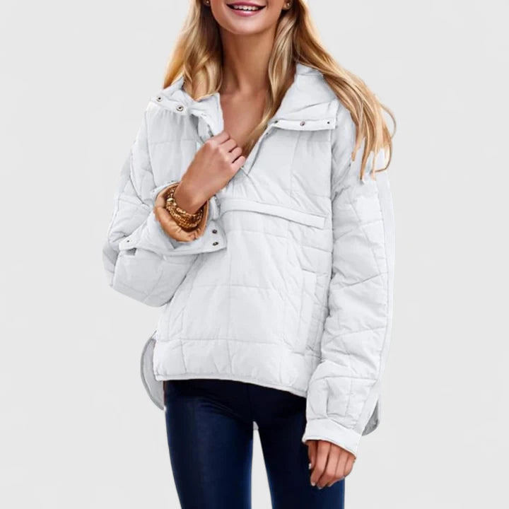 Faith – Wodoodporna kurtka typu pullover oversize z kapturem