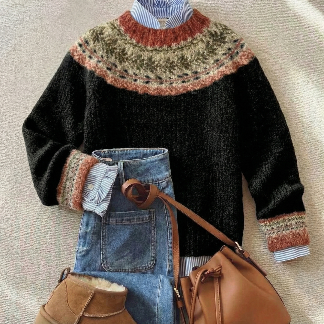 Eleanor | Sweter dzianinowy Heritage Nordic