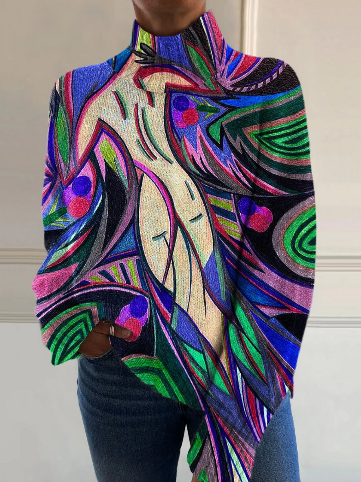 Evie | Golf w stylu retro abstract