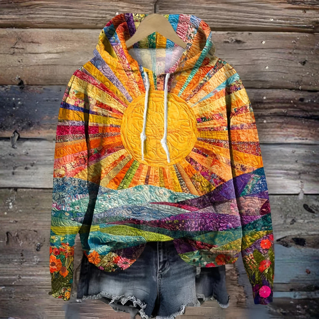 Eliza - Bluza z kapturem Colorful Sunrise