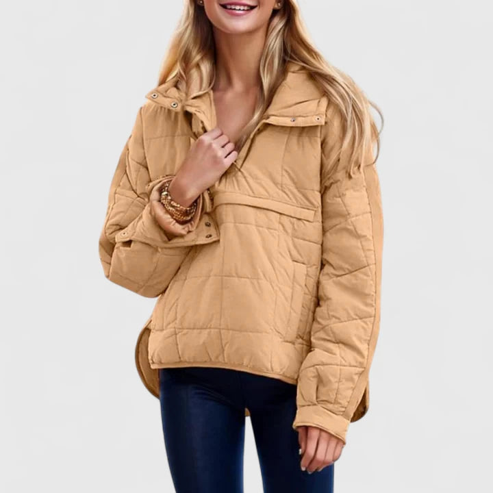Faith – Wodoodporna kurtka typu pullover oversize z kapturem