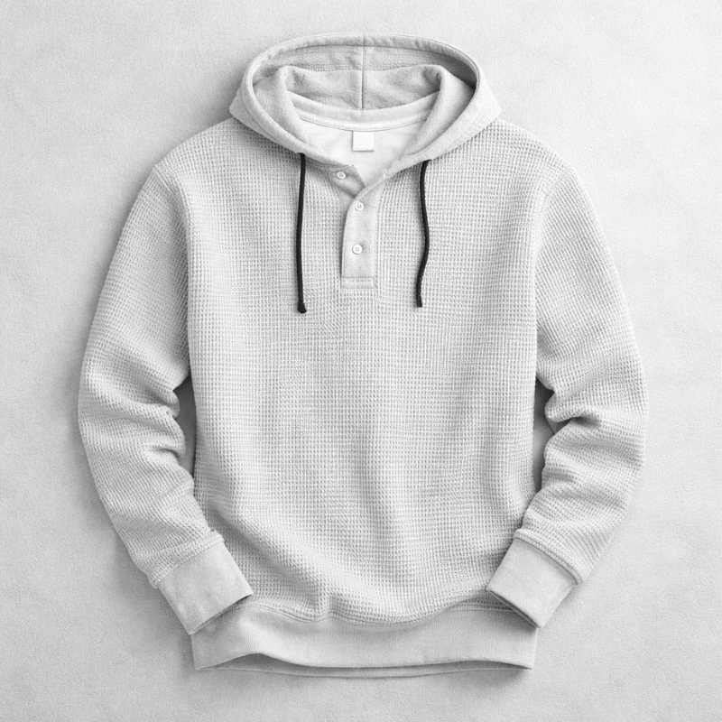 Carter | Bluza z kapturem typu wafelek