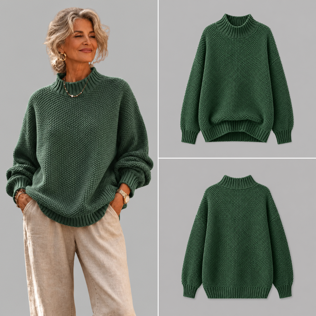 Sweter dzianinowy o luźnym kroju Barbara™