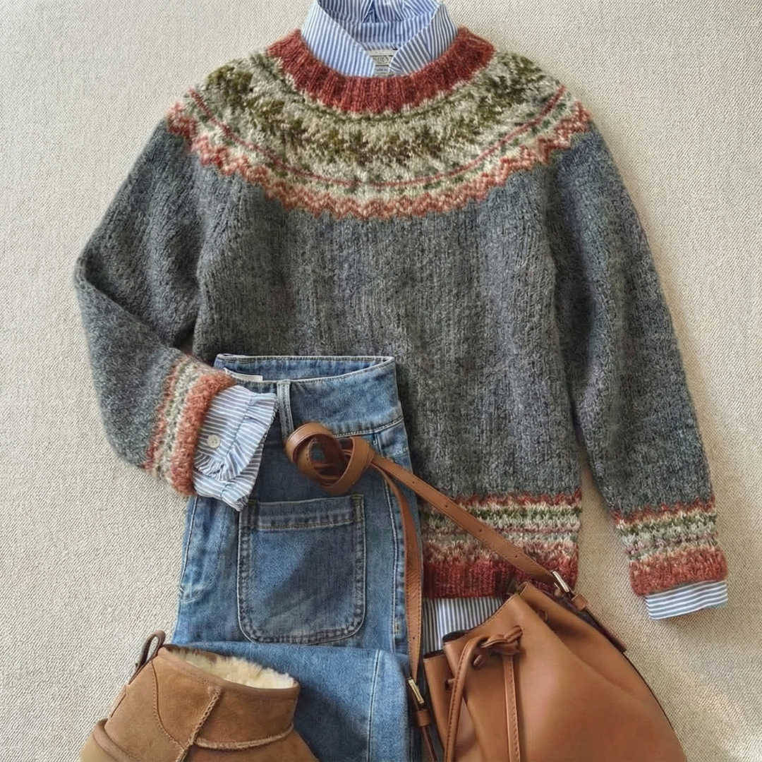 Eleanor | Sweter dzianinowy Heritage Nordic