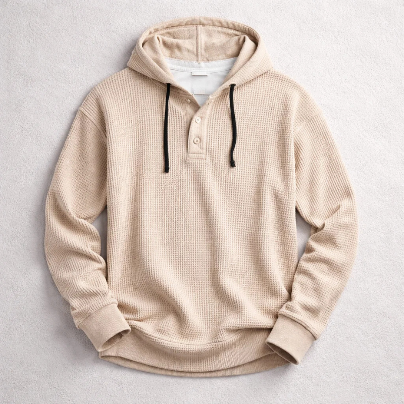 Carter | Bluza z kapturem typu wafelek