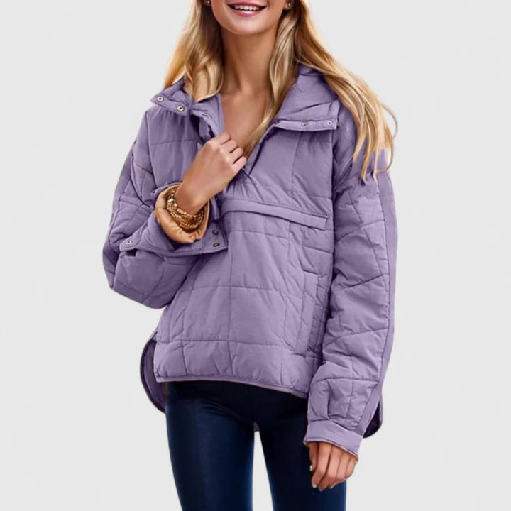 Faith – Wodoodporna kurtka typu pullover oversize z kapturem