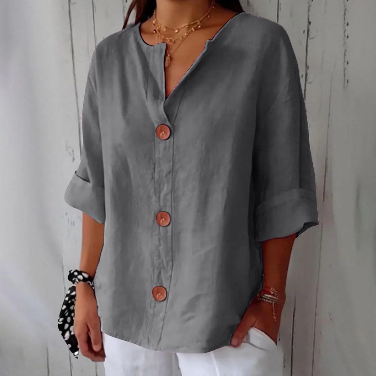 Olivia | Bluzka w stylu relaxed chic
