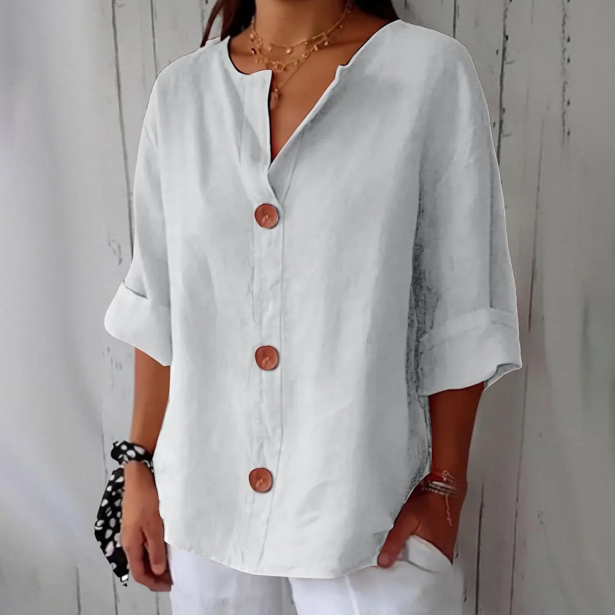 Olivia | Bluzka w stylu relaxed chic