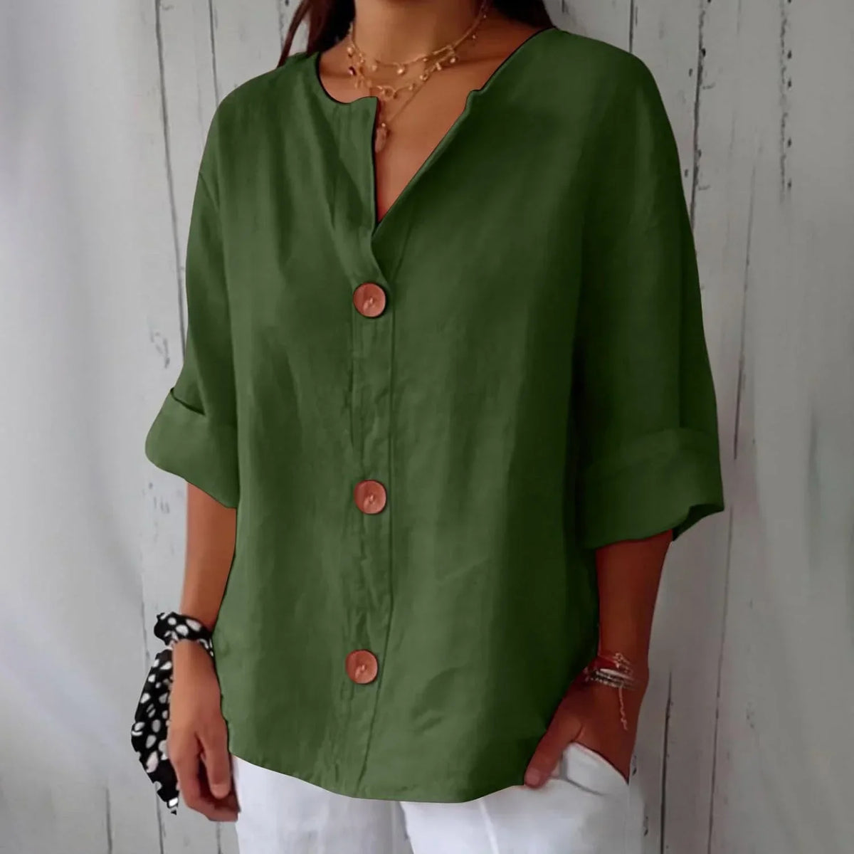 Olivia | Bluzka w stylu relaxed chic