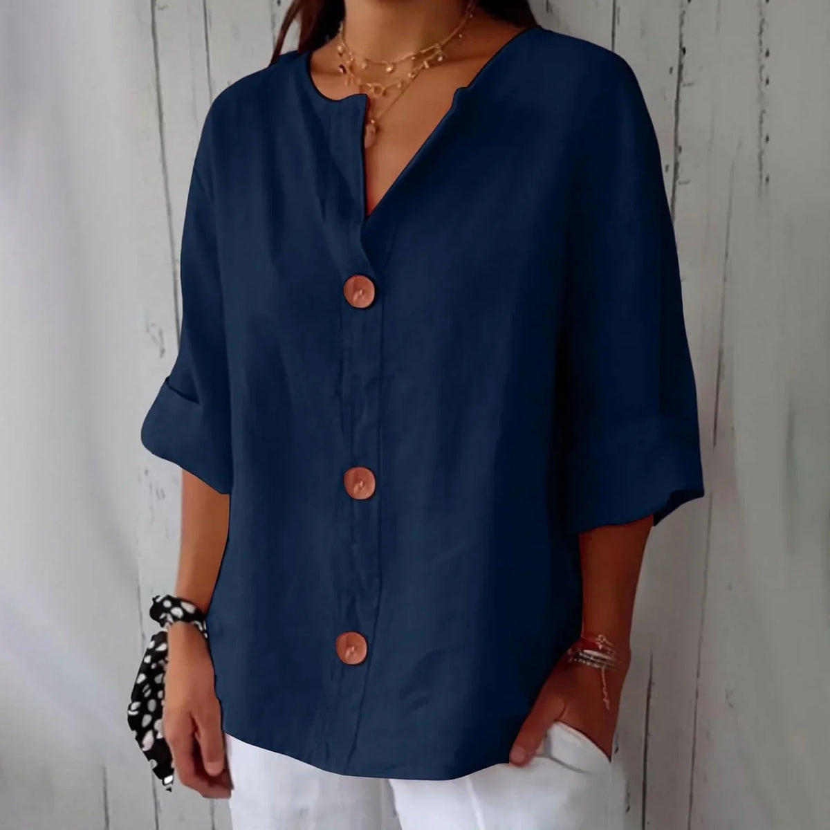 Olivia | Bluzka w stylu relaxed chic