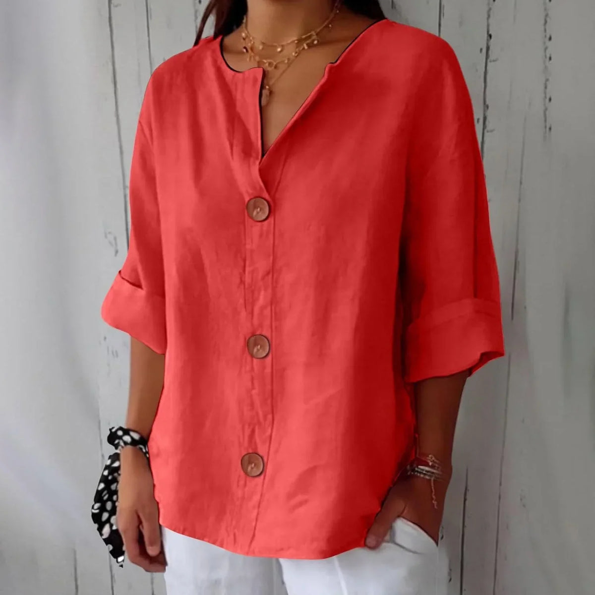 Olivia | Bluzka w stylu relaxed chic