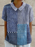 Ella | Patchwork Print Shirt