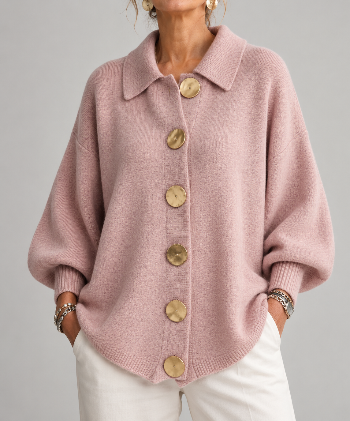 Angela| Kardigan w stylu relaxed chic