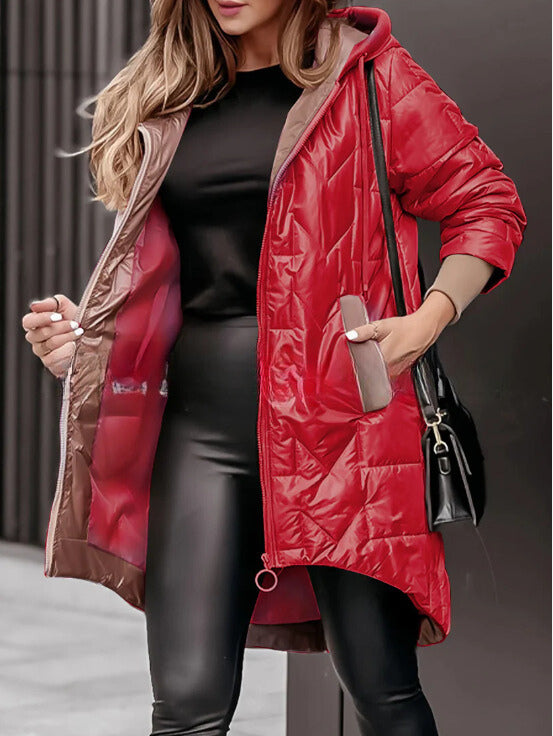 Finola | Elegancka kurtka z kapturem