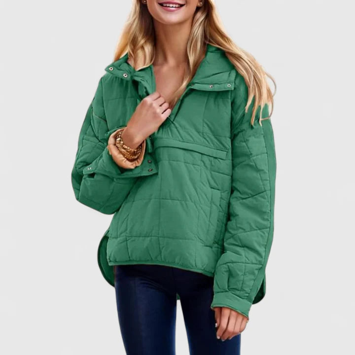 Faith – Wodoodporna kurtka typu pullover oversize z kapturem