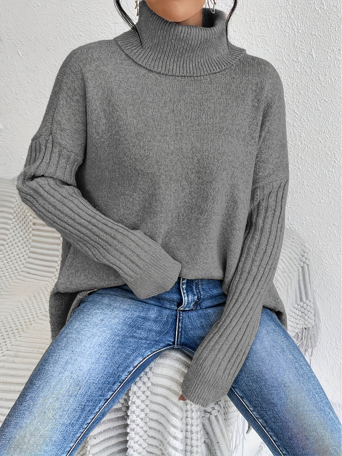 Elegancki sweter casualowy Ezella™