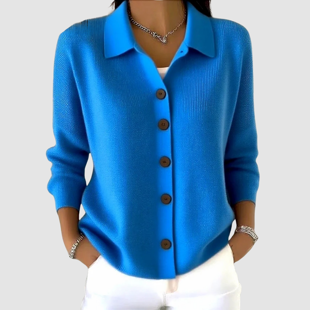 Rozpinany sweter dzianinowy Riah™