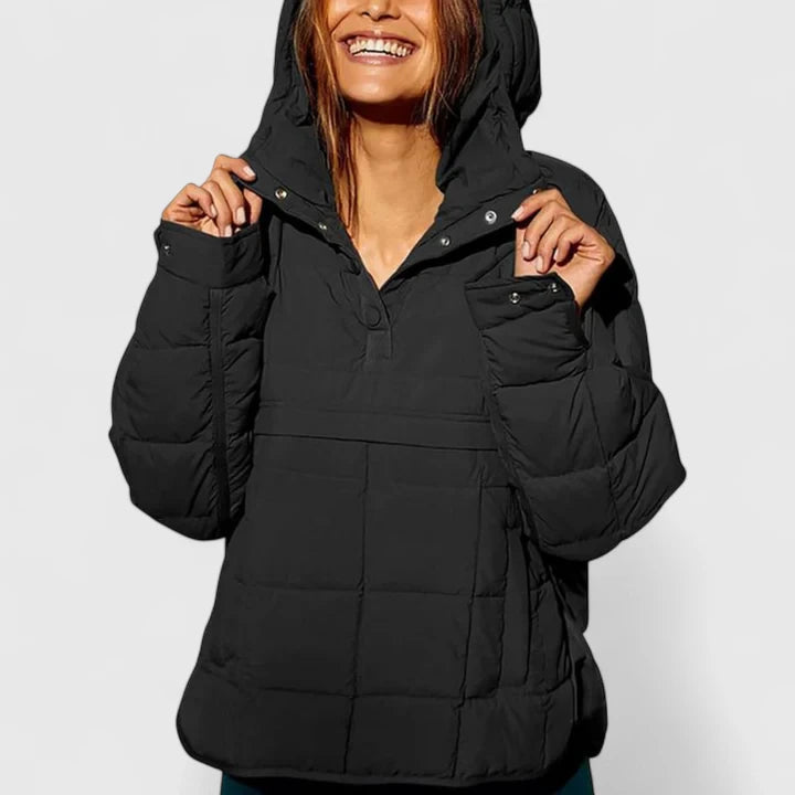 Faith – Wodoodporna kurtka typu pullover oversize z kapturem