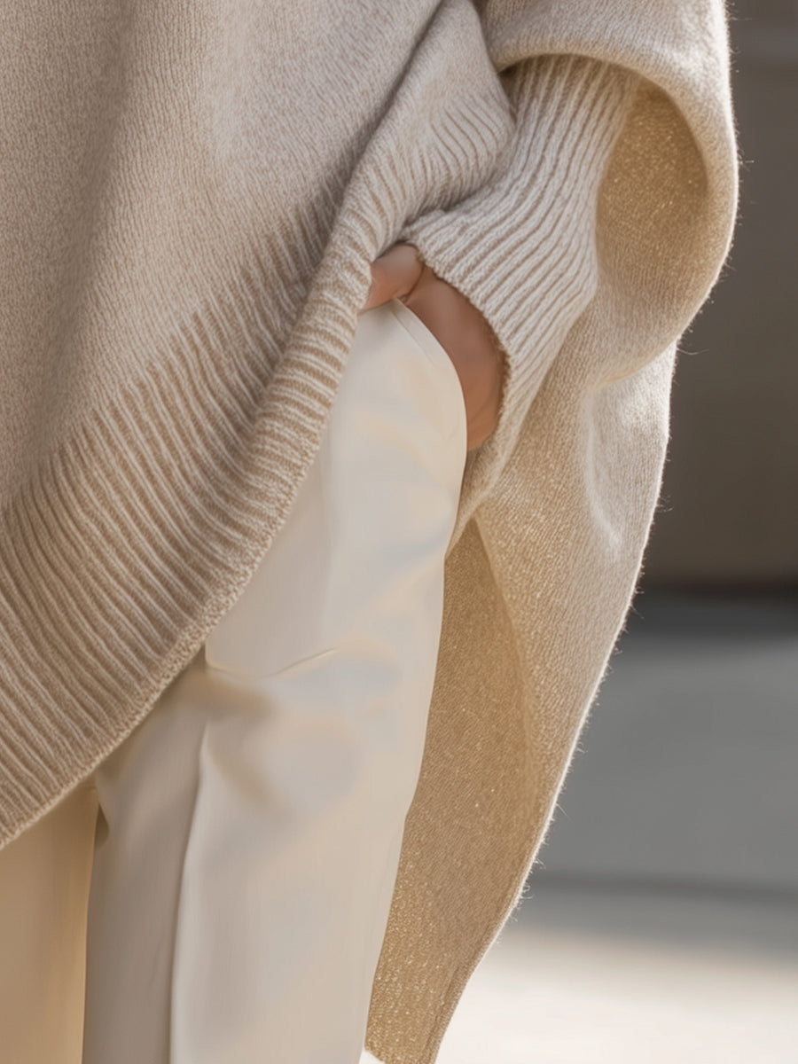 Zola | Wyrafinowany sweter z domieszką wełny