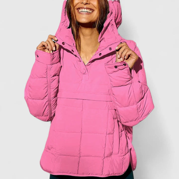 Faith – Wodoodporna kurtka typu pullover oversize z kapturem