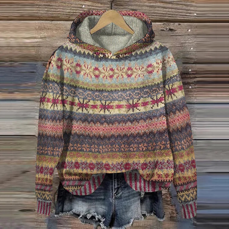 Tovira | Etniczna bluza retro