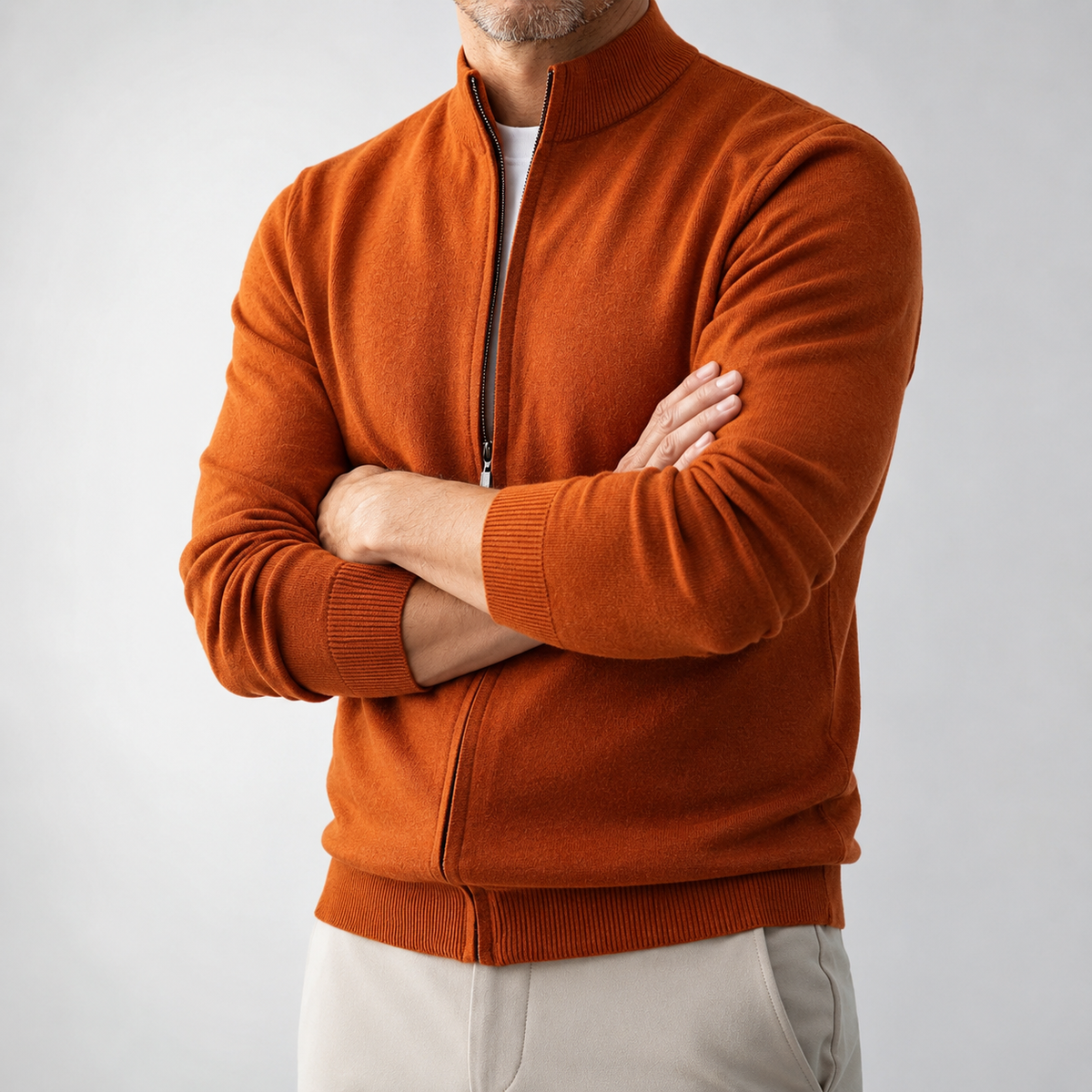 Rozpinany sweter dzianinowy Bramwell