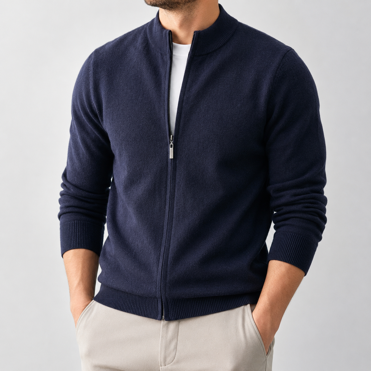 Rozpinany sweter dzianinowy Bramwell