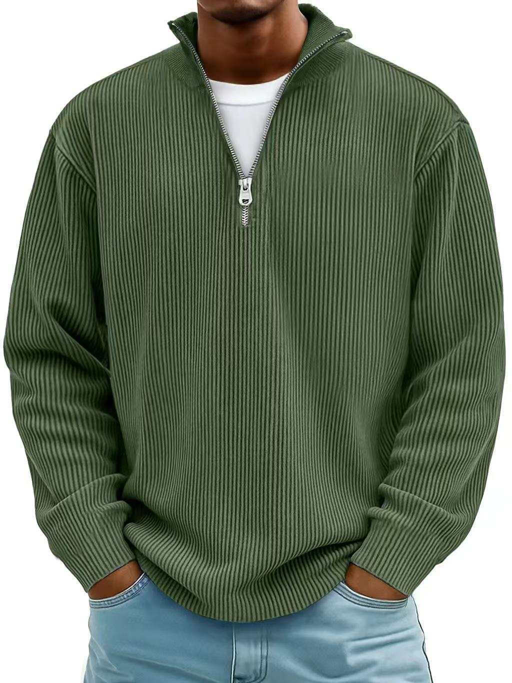 Ben | Sweter w prążki w stylu casual