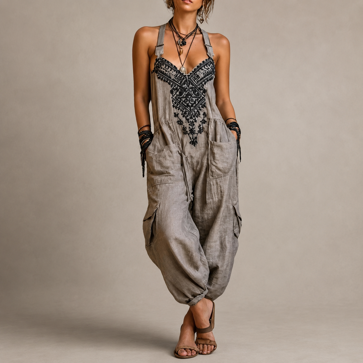 Gina | Bohemian Style Jumpsuit