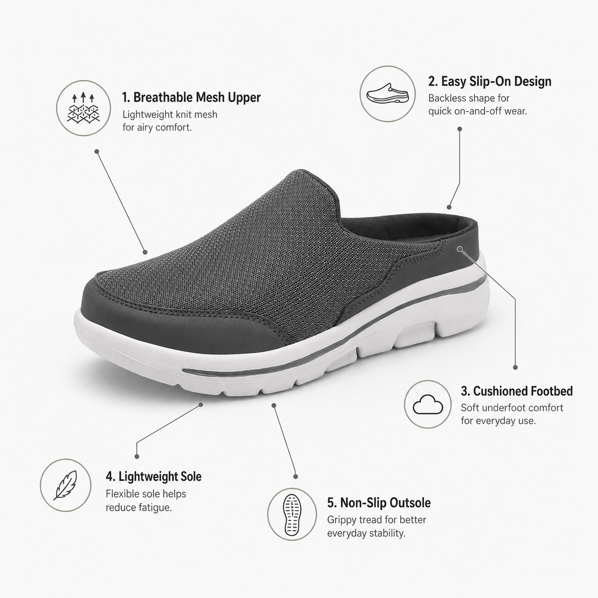 Clarke | Lightweight Comfort Shoes