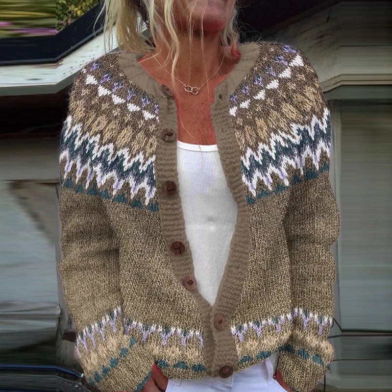 Cora vintage knit cardigan