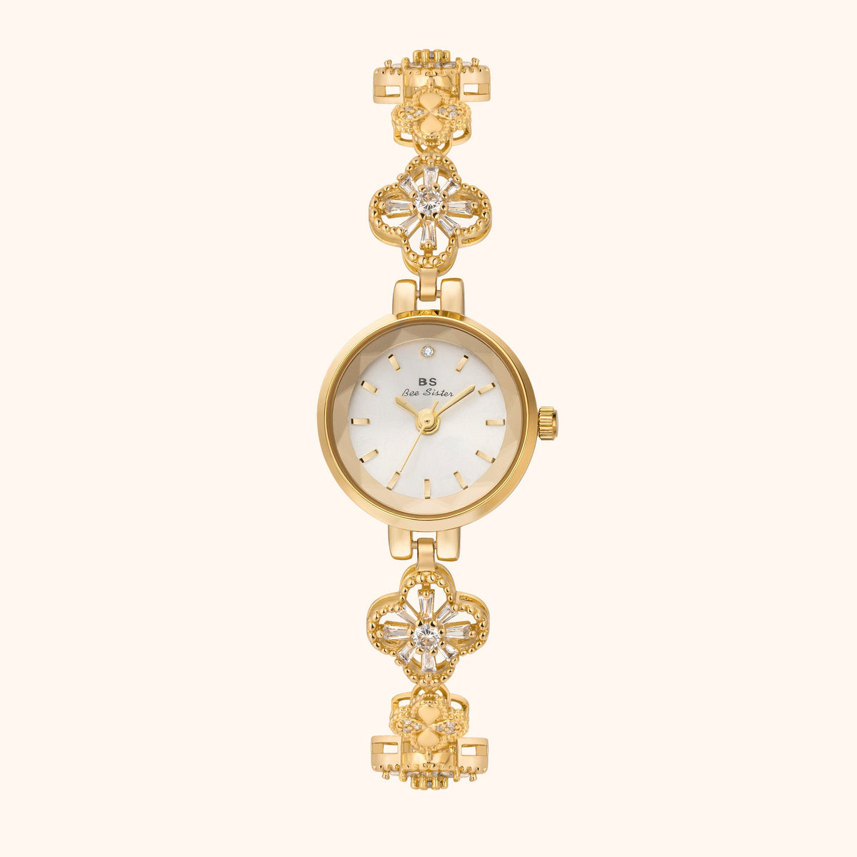 Ladies' Watch Gold – Elegant 23mm Design with Japanese Quartz Movement