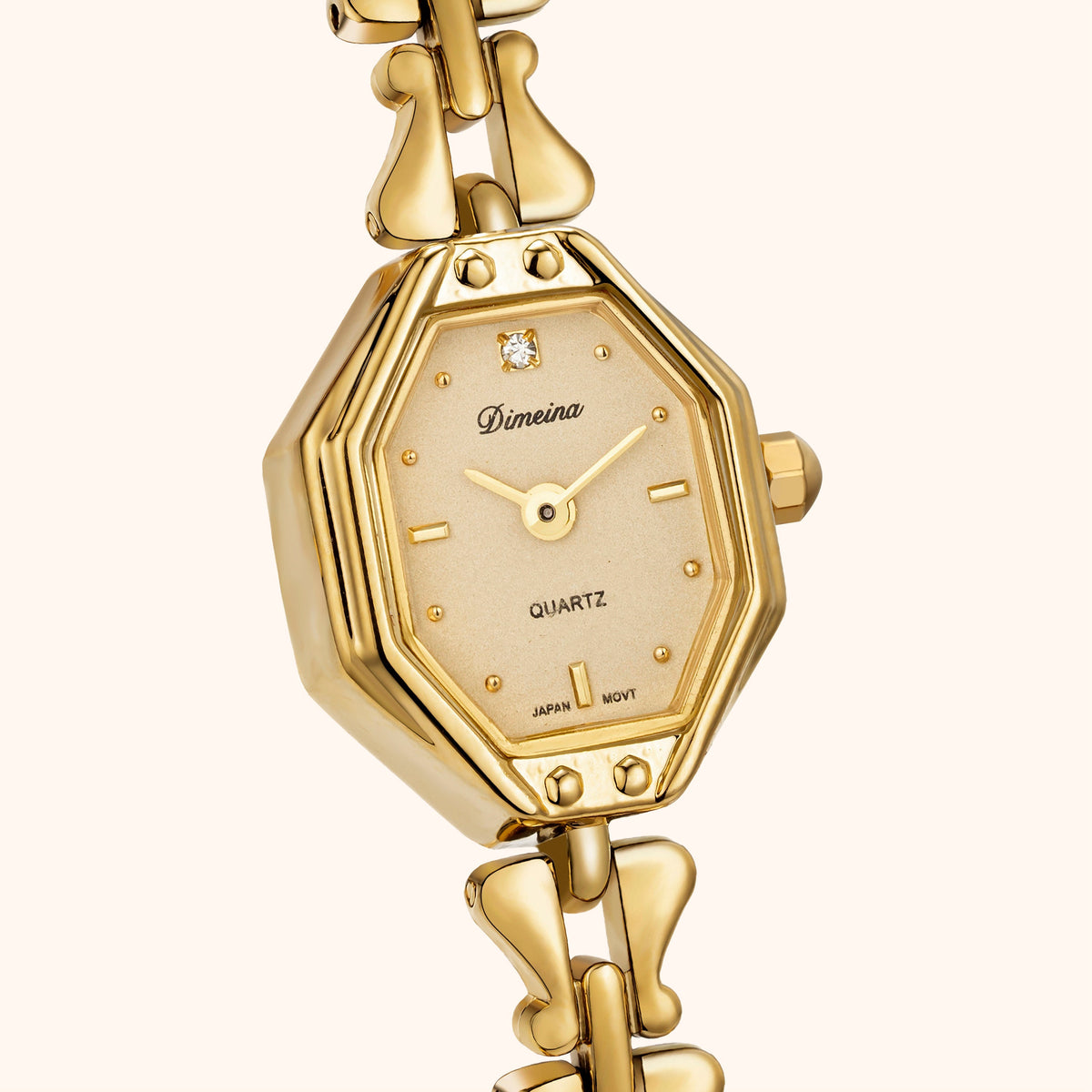 Gold-Colored Ladies Watch – Luxury Vintage Design
