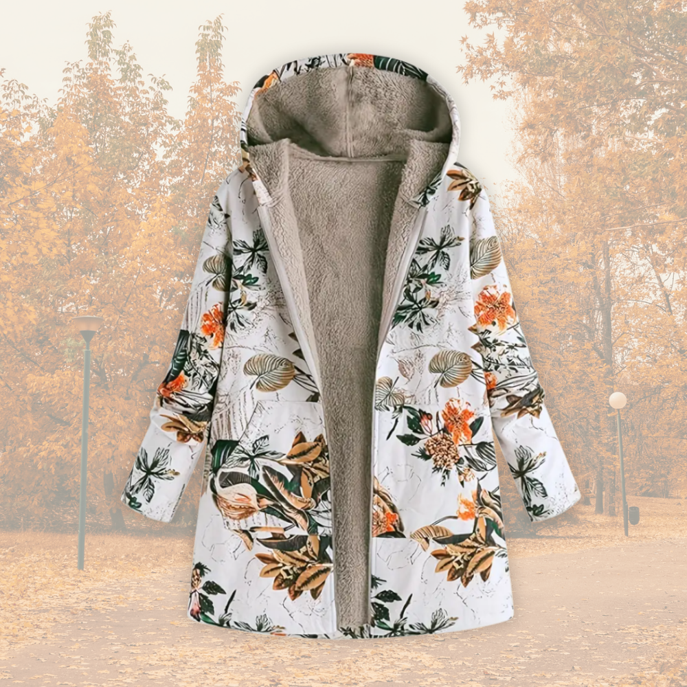 Camellia – Lekka kurtka zimowa z podszewką ze sztucznego futra