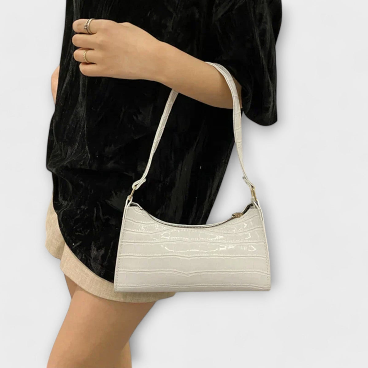 Olivia - Shiny Leather Bag