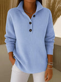 Florence™ | Sweter polo z dekoltem w serek