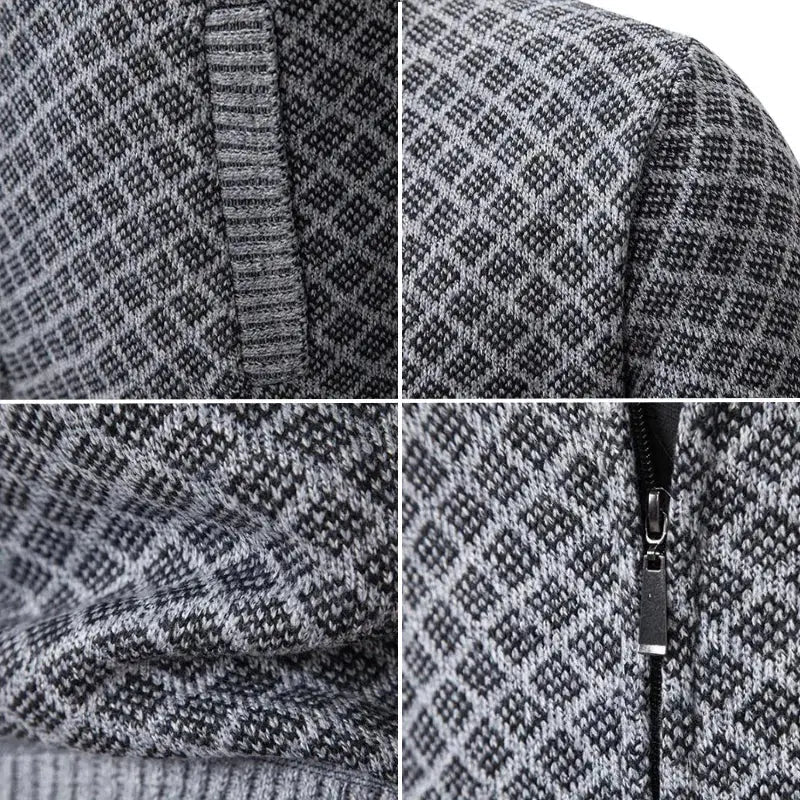 Martin – Rozpinany sweter z dzianiny