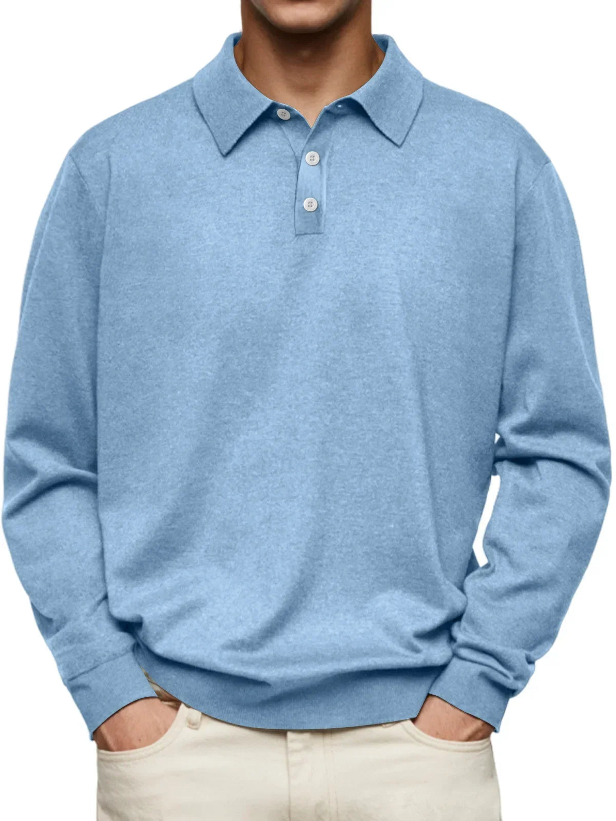 Stanley | Koszulka polo z długim rękawem w stylu casual