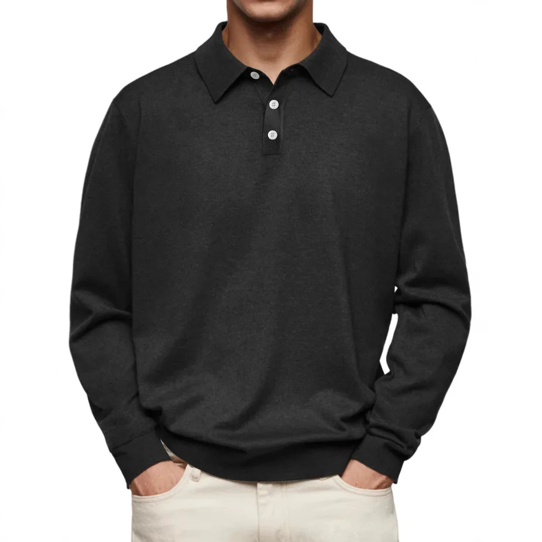 Stanley | Koszulka polo z długim rękawem w stylu casual