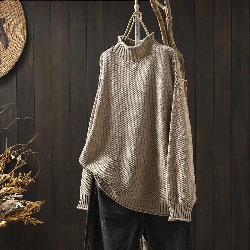 Sweter dzianinowy o luźnym kroju Barbara™