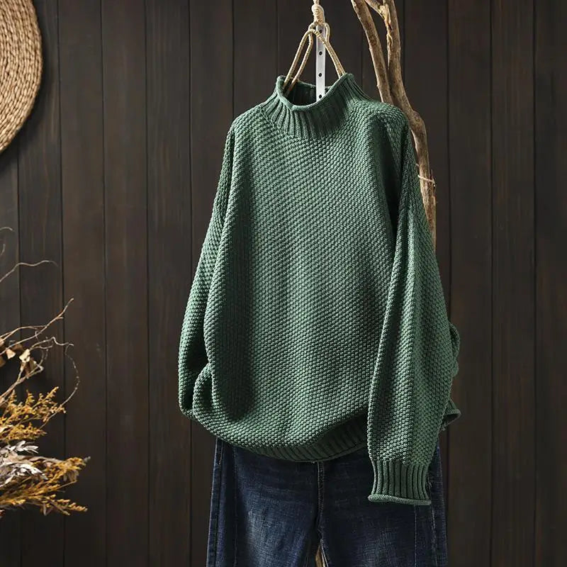 Sweter dzianinowy o luźnym kroju Barbara™