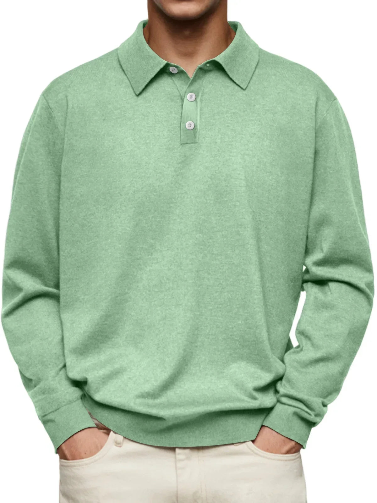 Stanley | Koszulka polo z długim rękawem w stylu casual